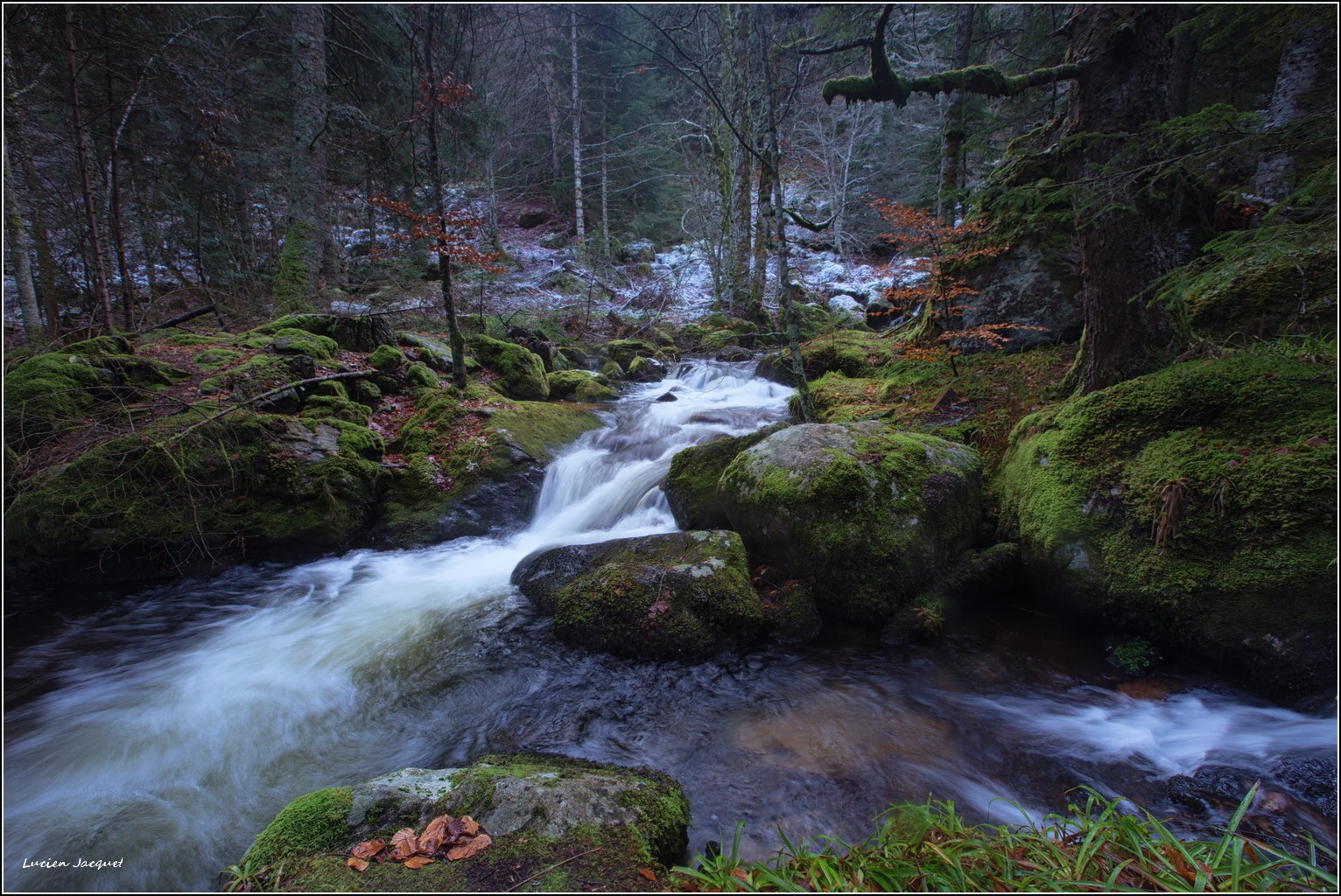 Torrent de Pierre brune.