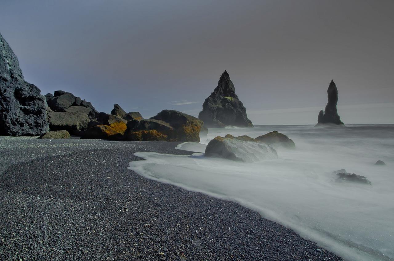Plage environs de Vik